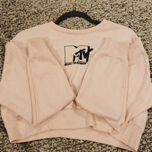 MTV Cropped Sweatshirt NWOT